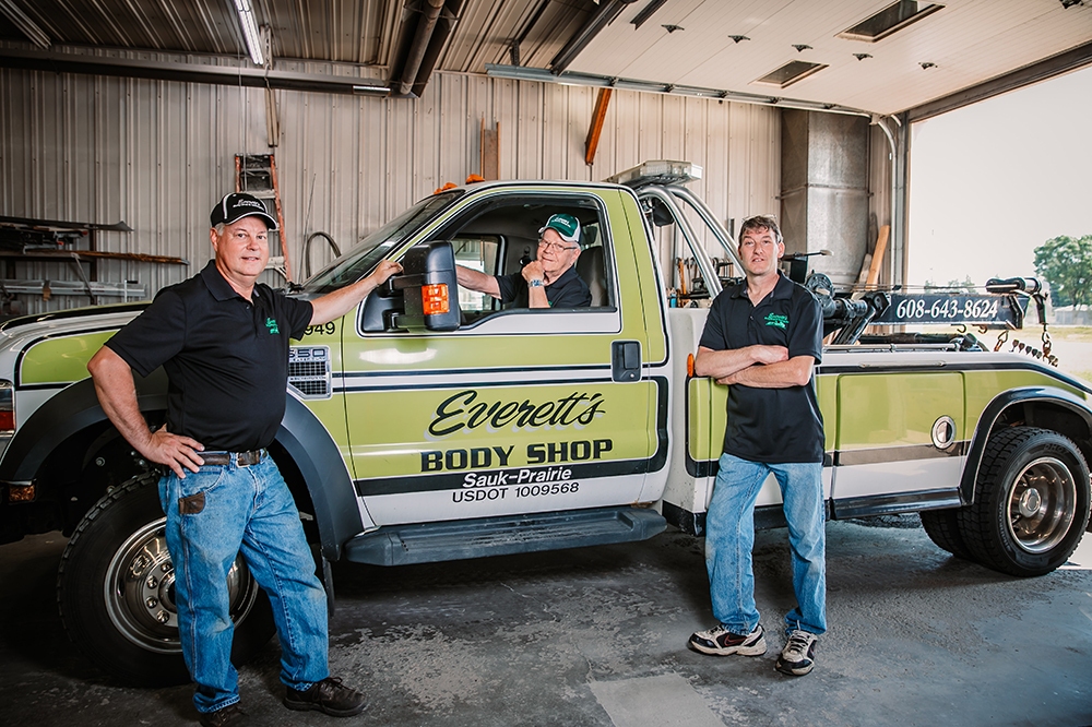 Bryan Niles, Everett Niles, Greg Hosking Everett's Body Shop & Towing, Inc.
