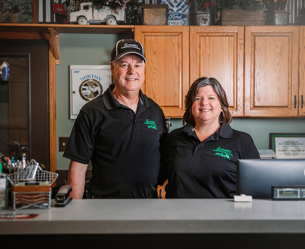 Bryan and Jennifer Niles Everett's Body Shop & Towing, Inc.