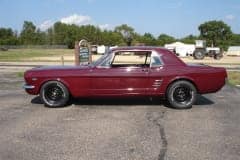 1966 Mustang coupe Maroon - 2012