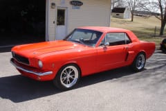 1966 Mustang Coupe Orange - 2017